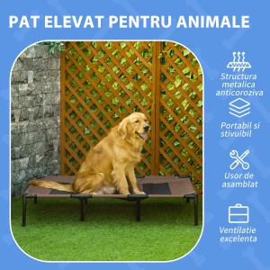 Patut Caini – Pliant Metal & Oxford cu Geanta Transport - Img 4