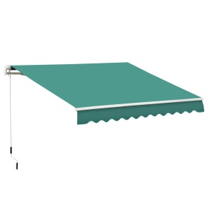 perdea tip rulou parasolar impermeabil, 295x245cm, verde - Img 1