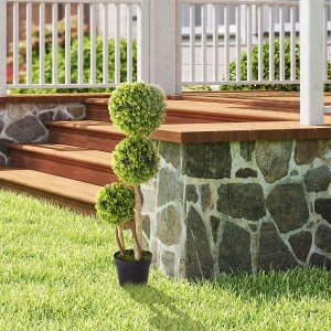 Planta Artificiala Buxus Sferic – Ghiveci Decor Interior & Exterior - Img 2