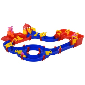 Playset pentru apa 78 Piese pentru Copii 3-6 Ani, 123x90x7cm, Albastru si Rosu - Img 1