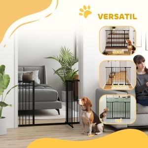 Poarta Siguranta Caini – Extensibila Cu Deschidere Ampla & Montaj Fix - Img 4