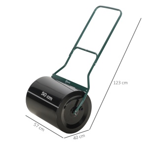 Rola de Gradina din Metal Negru Rezervor 60 L Φ50 cm - Img 3