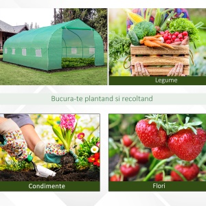 Sera Gradina, Verde pentru Cultivare in Gradina, 6x3x2 - Img 7