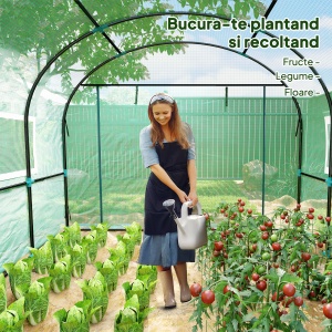 Seră Tip Tunel 300 x 300cm Walk-In - Verde - Img 8