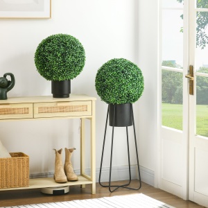 Set 2 Plante Artificiale – Boxwood Ø40 cm, Decor Verde Natural - Img 2