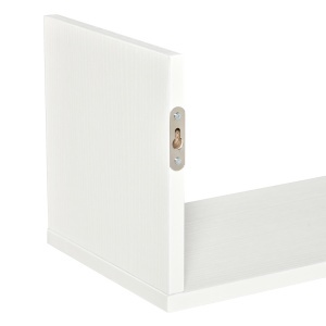Set 3 Rafturi Perete MDF Alb - 80×18×18 cm – Pentru Obiecte Decor & Depozitare - Img 9
