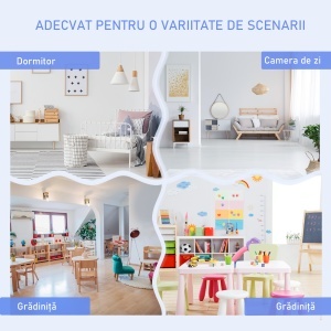 Set 4 Piese cu Masuta pentru Copii, 2 Scaune si Banca - Img 6