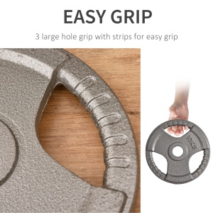 Set 6 Discuri Greutati – 35 kg, Otel pentru Haltere - Img 5