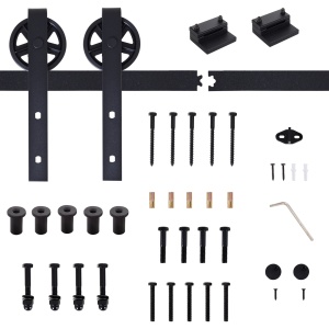 set accesorii sina pentru usi glisante, negru - Img 6