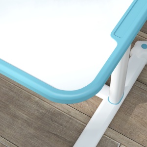 Set Birou și Scaun pentru Copii 3-12 Ani, Reglabil pe Înălțime cu Blat Înclinabil 0-45° 80×55×107,5 cm, Albastru - Img 9