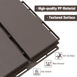 Set gresie pentru Terasa 30x30x2cm, 0.81 mq, Maro - Img 4