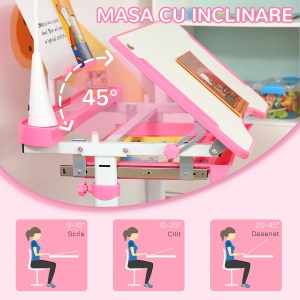 Set Masa si Scaun pentru Copii cu LED - Img 7