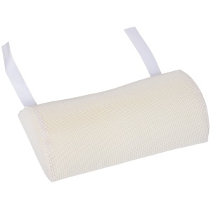 Șezlong Pliabil cu Spătar Reglabil pe 5 Niveluri și Pernă, Scaun de Grădină cu Șezut Respirabil din Texteline, pentru Plajă, Piscină, Grădină, 182x56x28 cm, Crem - Img 8