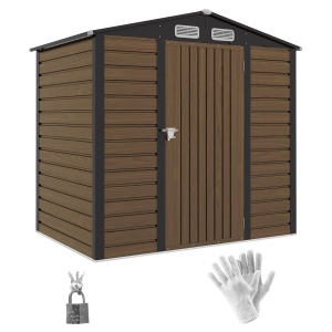 sopron Metalic de Depozitare pentru Gradina, 6.2 x 4.3 ft - Img 1
