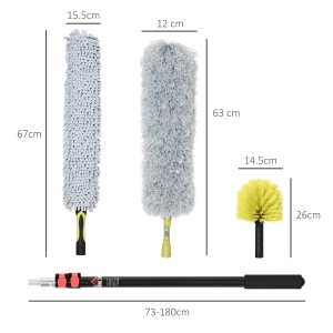 stergator Telescopic 3,5 m – Microfibra cu Cap Pliabil - Img 3