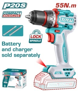 TOTAL - MASINA DE GAURIT - 20V - 55N.m MOTOR FARA PERII (NU INCLUDE ACUMULATOR)