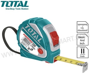 TOTAL - RULETA 5M X 19mm - BUTON 3 FUNCTII