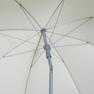 Umbrela de Gradina cu Acoperis Reglabil Φ220, Crem alb - Img 8