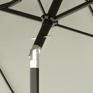 Umbrelă de Grădină Dublă Înclinabilă la 45° cu Manivelă si 3 Orificii de Ventilație, 295x152x222 cm, Bej - Img 9