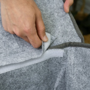 Ansamblu de joaca pentru pisici cu strat dublu, pat pentru pisici de tip cabina cu perne moi care pot fi spalate, centru de activitati cu spatii multiple pentru pisici, gri - Img 8