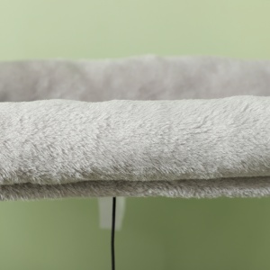 Ansamblu de Joacă pentru Pisici Multinivel Înalt 132 cm cu Căsuță, Culcuș, Stâlpi de Zgâriat, Perie și Minge, Gri - Img 9