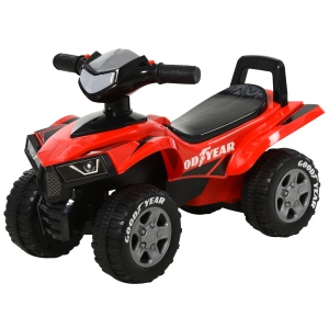 ATV jucarie pentru copii, 18 – 36 luni, licenta GOODYEAR lumini si sunete, rosu - Img 1