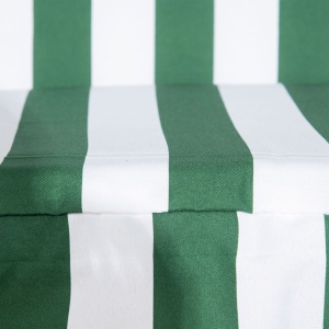 Balansoar de Gradina 3 Locuri Acoperis Parasolar si Structura din Otel si Poliester, 172x110x153 cm, Alb si Verde - Img 8