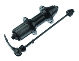 BUTUC SPATE CASETAT - ALUMINIU Gauri: 36 - Negru Anodizat Lungime QR: 148.5mm - Ax: 10mm Cale ru