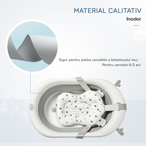 Cadita Pliabila Bebelusi – Cu Perna & Indicator Temperatura - Img 5