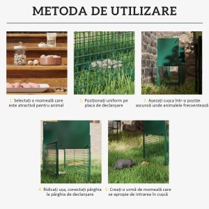 Capcana Animale Vii 60×18×20 cm – Usi Duble & Maner Transport - Img 4