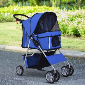 Carucior pentru Caini 75×45×97 cm cu suport pahar si cos - Img 2