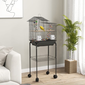 Colivie pentru Pasari cu Piedestal 120 cm - Img 2