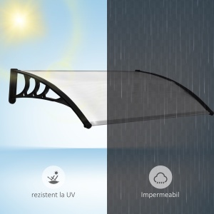 Copertina 100×80 cm – Policarbonat Anti-UV pentru Usi si Ferestre - Img 6