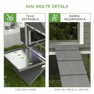 Cotet Gaini Exterior – 310×150×150 cm, Cu Rampa & Zona imprejmuita - Img 7