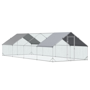 Cotet Gaini Exterior – Cadru Zincat cu Plasa & Acoperis - Img 1