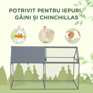 Cusca Pentru Animale Mici, 2x1m Verde - Img 7