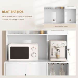 Dulap Bucatarie Multifunctional – Depozit Vin, Blat & Rafturi Sticla - Img 7