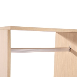 dulap deschis cu cuier si 3 rafturi, 80 x 40 x 128 cm - Img 9