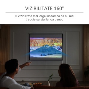 Ecran Proiectie 100" – Montaj Perete, 203×152 cm - Img 5