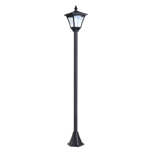 Felinar de Gradina Led Panouri Solare, Negru, 120cm - Img 1