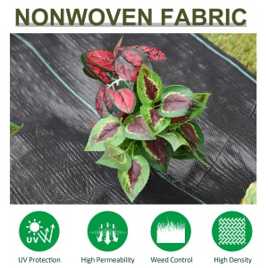 Foaie Neagra de Mulci 50x2m pentru Gradina, Sera, Gradina Drenaj - Img 4