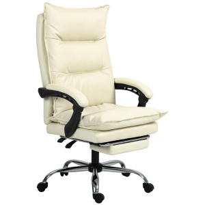 Fotoliu Birou Negru – Rabatabil, Suport Picioare & Ergonomic - Img 1