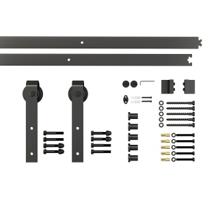 Kit Montaj Usi Glisante – sina 200 cm cu Accesorii Otel - Img 1