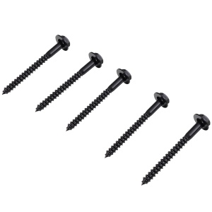 kit sina pentru usi glisante, 200x4x0.6 cm, negru - Img 8