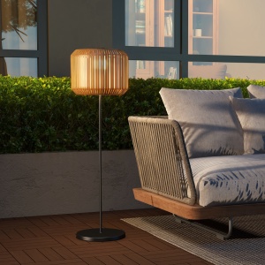 Lampă Solară de Grădină cu Iluminare LED și Aprindere Automată, Ø34x130 cm, Galben - Img 2