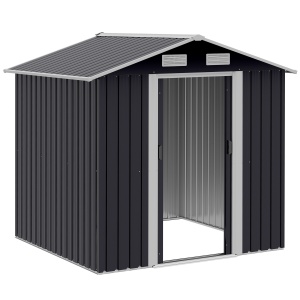 Magazie Gradina 2×1,5×1,9 m – Otel Zincat cu Usi Culisante - Img 1