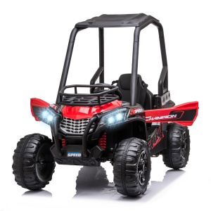 Masina Electrica pentru Copii de 3-8 Ani , Quad Electric Mini, Rosu si Negru - Img 1