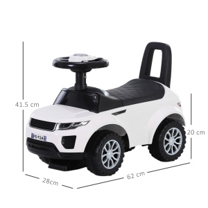 Masina Ride-on Jucarie pentru Copii 12-36 Luni Alba - Img 3