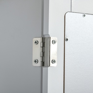 Mobilier Baie Suspendat cu Oglinda si Usa cu Inchidere Magnetica, 41x14x60cm - Alb - Img 9