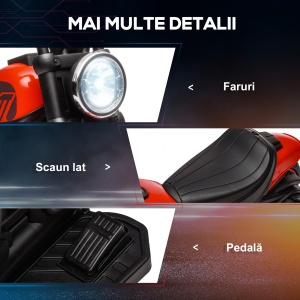 Motocicleta Electrica 18–36 Luni – Far & Roti Suplimentare - Img 7